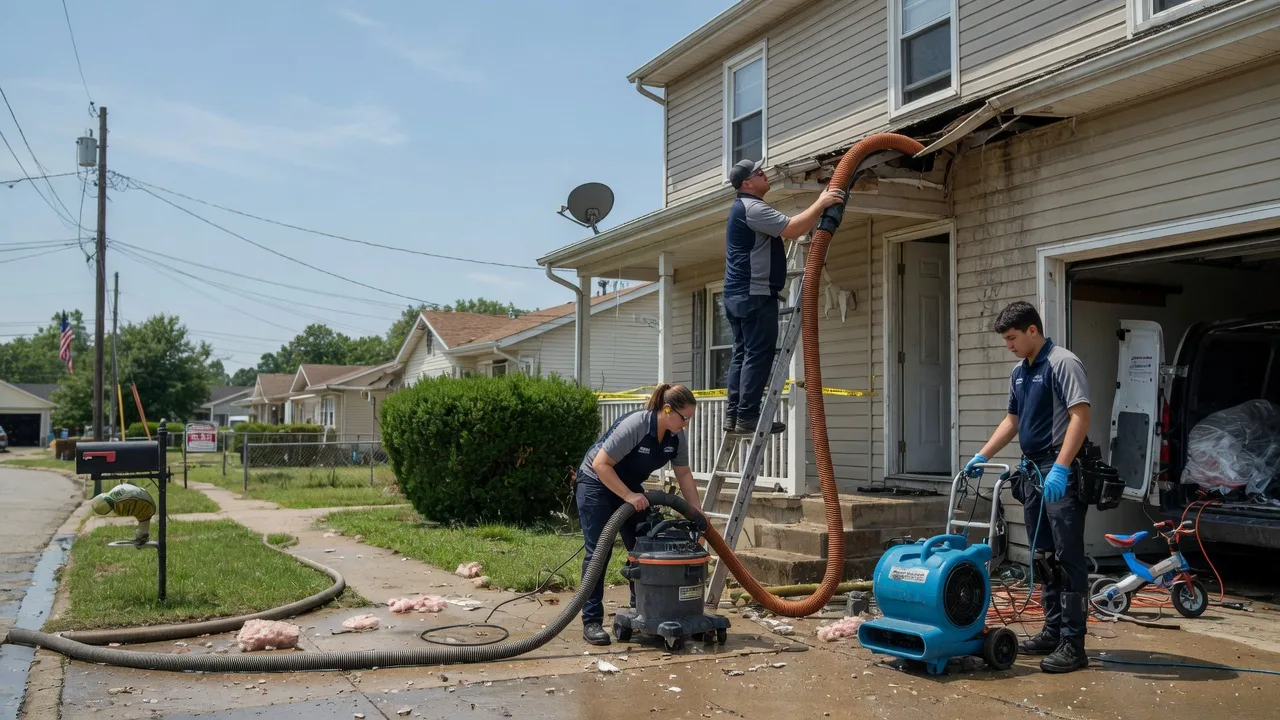 Water Damage Restoration in Grissom Arb, IN near me